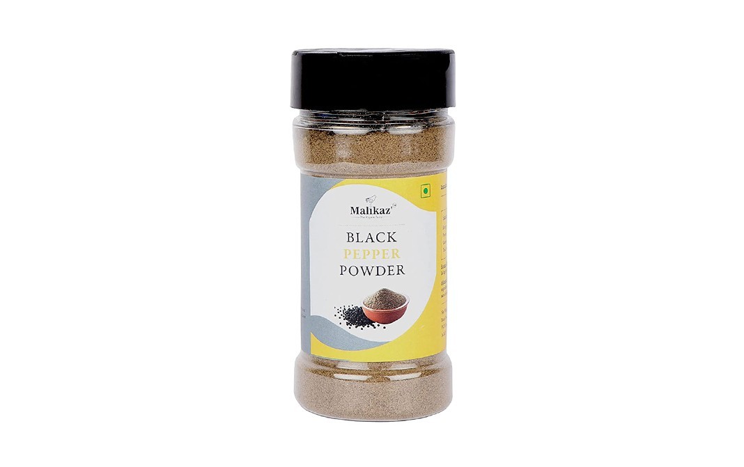Malikaz' Black Pepper Powder    Glass Bottle  100 grams